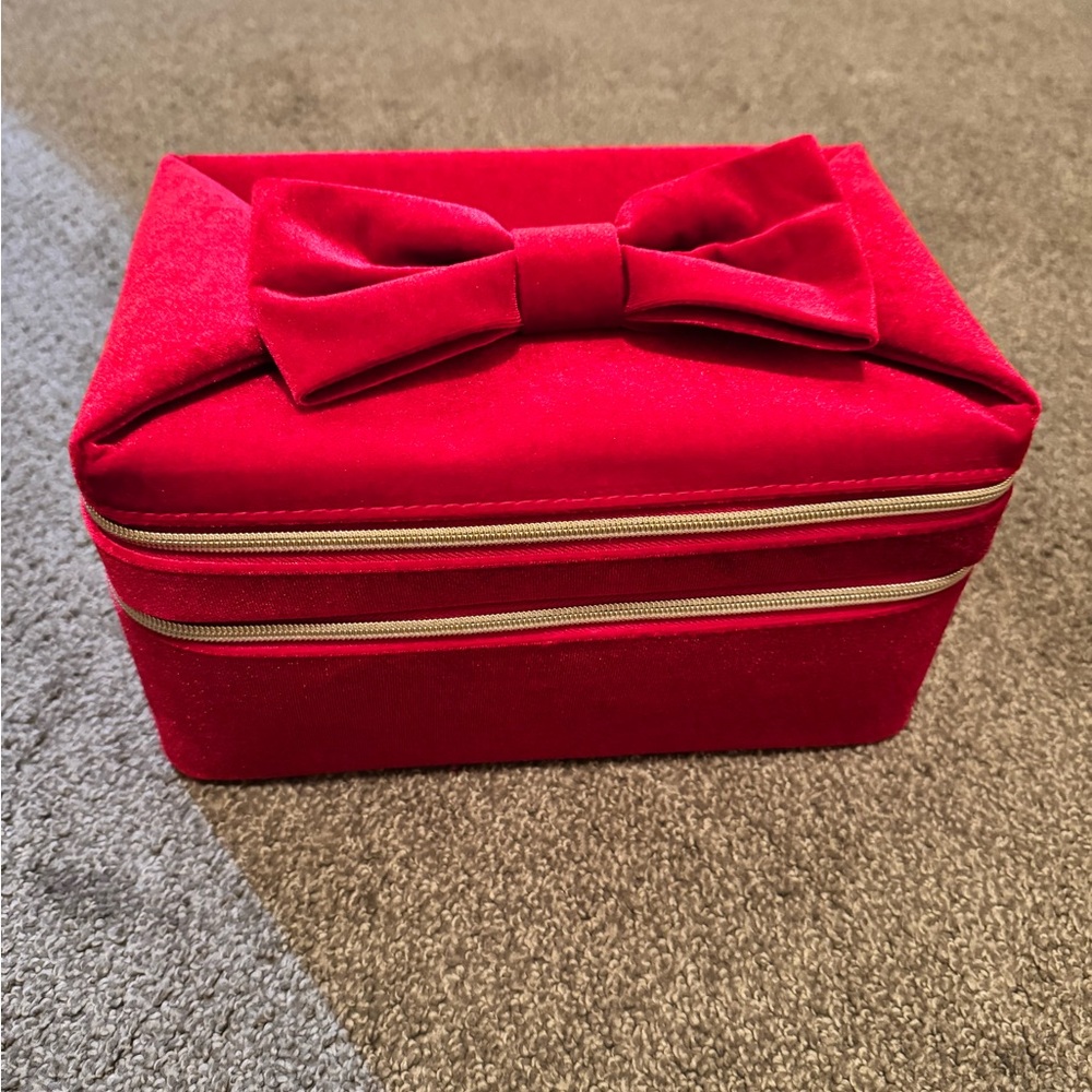 Estee Lauder Red Velvet Jewelry Box